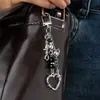 Itens Populares Transfronteiriços Europeus e Americanos: Broches de Laço, Pingentes de Estrela e Coração, Pingentes de Bola 8 de Bilhar Pretas, Acessórios de Chaveiro Estilo Gótico