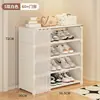 Sapateira à Prova de Poeira Multicamadas Gabinete de Sapatos para Entrada Estante de Armazenamento para Moradia Alugada, Uso Doméstico, Dormitório e Armazenamento Simples no Quarto