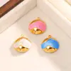 Accesorios de Joyería Minimalistas de Lujo Ligero, Accesorios para Collares de Esmalte Hechos a Mano para DIY, Dijes para Pulseras, Joyería Versátil
