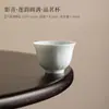 Bandeja de Cerâmica Verde Sombra Embossada Feita à Mão Bandeja para Gaiwan Conjunto de Chá Kung Fu Celadon Xícara do Anfitrião Xícara de Degustação Xícara de Chá Xícara da Feira