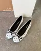 Primavera 2026 Nuevo Estilo Francés Retro Lunares Lazo Zapatos de Ballet Planos para Mujer Zapatos sin Cordones Mary Janes