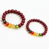 Puesto de Punto Escénico Pulsera de Cinabrio de Imitación de Venta Caliente Nuevo Año de la Vida Cinco Dioses de la Riqueza Cuenta de Transferencia Pulsera Regalos para Hombres y Mujeres