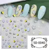 Zhengxiang Oferta Especial Transfronteiriça Frutas Decorações de Arte de Unhas DIY 5D Adesivos de Arte de Unhas em Relevo Adesivos de Unhas Personalizados Decalques Pequenos INS