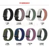 Estoque de fábrica disponível: Pulseira de nylon trançado com padrão de ondas, adequada para Whoop 5.0, pulseira de pulso elástica de lona para Whoop