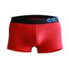Ropa interior de seda de hielo para hombre, de cuatro esquinas, moderna, sencilla, transpirable, cómoda, de verano, de cintura media, ajustada, tipo bóxer.