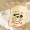 Presilhas de Cabelo Fofas de Desenho Animado para Meninas, Presilhas Bico de Pato com Bolinhas, Presilhas Laterais, Presilhas para Franja, Presilhas de Barraca de Atacado de Yiwu