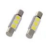 Luz de Leitura LED para Carro, Luz Interna Cabeça Plana S6 12V5050 3 Luzes 29 31mm Luz de Placa de Licença Luz de Espelho de Maquiagem