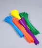Bridas de Nylon Autocierre de Colores, Rojo, Amarillo, Azul y Verde, Múltiples Colores Disponibles, Bridas de Cable de Alta Resistencia