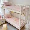 2025 Nuevo Estilo Algodón Puro Estampado Dormitorio Estudiantil Litera Sábana Bajera Individual 90X200Cm Sábana Bajera Individual