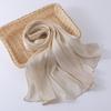 2026 Lenço Longo de Seda Crepe Lenço de Cabeça Malaio Fino Respirável Atacado Suporta Impressão de Logo