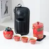 Juego de Té de Viaje Portátil al Por Mayor Juego de Té Kung Fu para Exterior Taza Rápida Vacaciones Regalo Chino de Negocios Logotipo