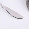 Acero Inoxidable 304 Vajilla Perla Oriental Delgada Portátil Traje Hogareño Estilo Occidental Cuchillo y Tenedor para Bistec Cuchara de Postre