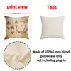 Funda de almohada con estampado de luna dorada Decoración de ambiente del hogar de Oriente Medio Cojín Decoración de interiores Cojín de sofá
