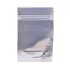 Bolsa autosellante plateada para dátiles, pasas, bolsa sellante de plástico semitransparente para bayas de goji y moras, bolsa de embalaje de alimentos