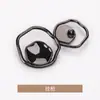 Casaco Jaqueta Terno de Lã Metálica Irregular Vazado Costurado à Mão Fivela Formal Acessórios de Vestuário Jinda