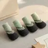 Los calcetines para perros son antideslizantes, transpirables y resistentes a la suciedad. Cubrezapatos para perros, calcetines de exterior, calcetines para mascotas con cierres de velcro