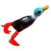 10cm/11.5g Pato Biônico Trator Preto Perca Snikei Matar Água Flutuante e Isca Perdida Simulação de Ave Aquática