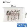 Herramienta de Chaflán Roja de 82 Grados y Cinco Hojas Abreagujeros para Carpintería Guía Rápida Broca Avellanadora Broca Centradora para Madera Broca de Centrado para Madera Juego