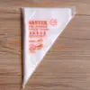Herramientas de repostería bolsa de manga desechable engrosada bolsa de apretar bolsa de manga para decorar pasteles de crema 100