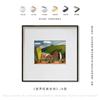 Paisaje de Provenza Paisaje Natural Escandinavo Pintura Decorativa Sanadora Combinación de Estudio Pintura Colgante Mural para Aparador