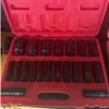 Mitad Caja de Plástico de 25 Piezas Juego de Herramientas de Reparación Juego de Mangas para Pistola de Aire Pequeña Combinación 1/2 Manga para Pistola de Aire
