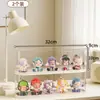 Soporte de Exhibición para Cajas Sorpresa Figura Pop Mart Acrílico Transparente a Prueba de Polvo Gabinete a Prueba de Polvo Adorno de Escritorio Apilable