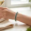 Pulsera de Tenis Multicolor con Diamantes Completos, Pulsera Sencilla y Elegante de Cadena con Garras, Pulsera con Incrustaciones de Diamantes Estilo Europeo y Americano para Fiesta