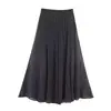 Para Comércio Exterior Transfronteiriço Europeu e Americano Roupas Femininas Aliexpress Mais Vendidas Verão Retrô Camisa com Fita + Conjunto de Saia de Barra Larga