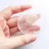 Esponja de Silicone Transparente em Gel para Pó Air Cushion Maquiagem Corpo Loção BB Cream Esponja de Pó Uso Úmido e Seco, Sem Pó