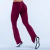Calça pantalona de cintura alta mais vendida de fábrica para mulheres, modeladora e com bom caimento, calça de yoga micro-flare, calça fitness amiga da pele, transfronteiriça
