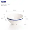 Tigela de Melamina Yangge A5, Tigela de Sopa de Porcelana Imitação, Louça Criativa Estilo Chinês, Tigela de Arroz para Restaurante, Prato Comercial, Tigela de Mingau, Tigela Grande, Colher