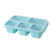 Caja de Almuerzo de Cinco Compartimentos de Paja de Trigo Portátil Caja de Almuerzo de 5 Compartimentos Frutas Bocadillos Bocadillos Frutos Secos Caja de Conservación para Refrigerador Caja Salah