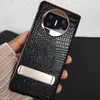 Aplicável ao shell do Huawei MateX3 película integrada capa de celular X5 couro genuíno de alta qualidade cobertura total primeira camada couro bovino resistente a quedas Novo