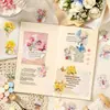 ZABC Luz de Borda Série Estame Fragrante Pacote de Adesivos Material de Decoração para Diário DIY 20 Folhas 6 Estilos