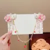Accesorios para el Cabello Hanfu para Niñas Pequeñas, Cadena para la Frente con Borla Super Hada, Colgante para la Ceja Estilo Antiguo, Adornos Tradicionales para el Cabello