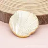 Botões Plásticos Formato Concha Metalizado Especial, Botões Pequenos Assimétricos Retro Estilo Fragrância, Botões Costurados à Mão para Roupas de Exterior e Jaquetas