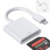 Lector de Tarjetas Macho Tipo-C a Hembra Lightning Adaptador Sdtf Cf Fabricante Venta al por Mayor Lector de Tarjetas para Teléfono Móvil