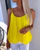 AliExpress 2025 Verano Nuevo Moda Casual Transfronteriza Europea y Americana Tirante Suelto Chaleco Corto de Gasa para Mujer