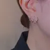 Corea del Sur pendientes de tres flores para mujer 2022 nuevo diseño de temperamento Joker pendientes al por mayor