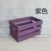 Caja de Madera Maciza Caja de Almacenamiento Rectangular Caja de Madera Decorativa Fruta Retro Almacenamiento Pequeña Grande Caja de Madera Vieja Soporte para Flores