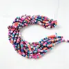Contas Espaçadoras de Argila Macia Multicor Transfronteiriças Peças Redondas Planas de Cor Mista para Pulseiras Feitas à Mão, Colares, Acessórios de Joias com Contas, Tiras DIY