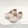 Sapatos de Princesa para Bebê Outono 2026, Couro Superfibra, Sapatos de Couro Brilhantes para Apresentação Infantil, Sapatos Individuais para Menininhas 6494