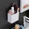 Estante de Almacenamiento para Baño Baño Sin Taladro Cepillo de Dientes Pasta de Dientes Peine Almacenamiento Colgante de Pared Pared de Baño Multicapa