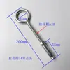 Parafuso de Expansão Estendido Gancho de Ferro Galvanizado Anel de Suspensão Fixo com Gancho Gancho de Roupa Gancho de Lanterna Extra Longo Parafuso M10M12