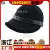 Novos estilos de outono e inverno: Chapéu bucket feminino quente, grosso e que afina o rosto, feito de camurça sintética, versátil e adequado para cabeças maiores, com aba inclinada para a frente
