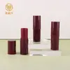 Cosméticos de maquiagem blush, desodorante e repelente de mosquitos em bastão de bálsamo sólido, novo material de embalagem de tubo de bálsamo licorice cor vinho tinto