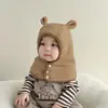 Bonito Bufanda Caliente para Cuello con Gorro Integrado para Protección de Orejas para Otoño e Invierno Bebés y Niños Pequeños, Gorro de Invierno a Prueba de Viento para Niños y Niñas, Gorro de Invierno para Exteriores