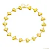 Europa e Estados Unidos moda transfronteiriça estilo ins simples liso aço inoxidável conexão de amor acessórios corrente colar pulseira conjunto