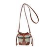 Bolso de accesorios para niños, popular en Europa y América, con colores contrastantes, mini bolso de venta personalizado, bandolera para padres e hijos, bolso rojo con boca cambiante.