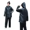 Traje Impermeable para Entrega en Motocicleta para Mujer Impermeable Unisex al por Mayor Conjunto de Impermeable Dividido y Pantalones de Lluvia